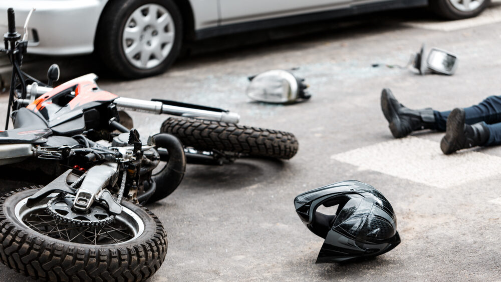 What Happens If A Road Hazard Causes A Motorcycle Crash?